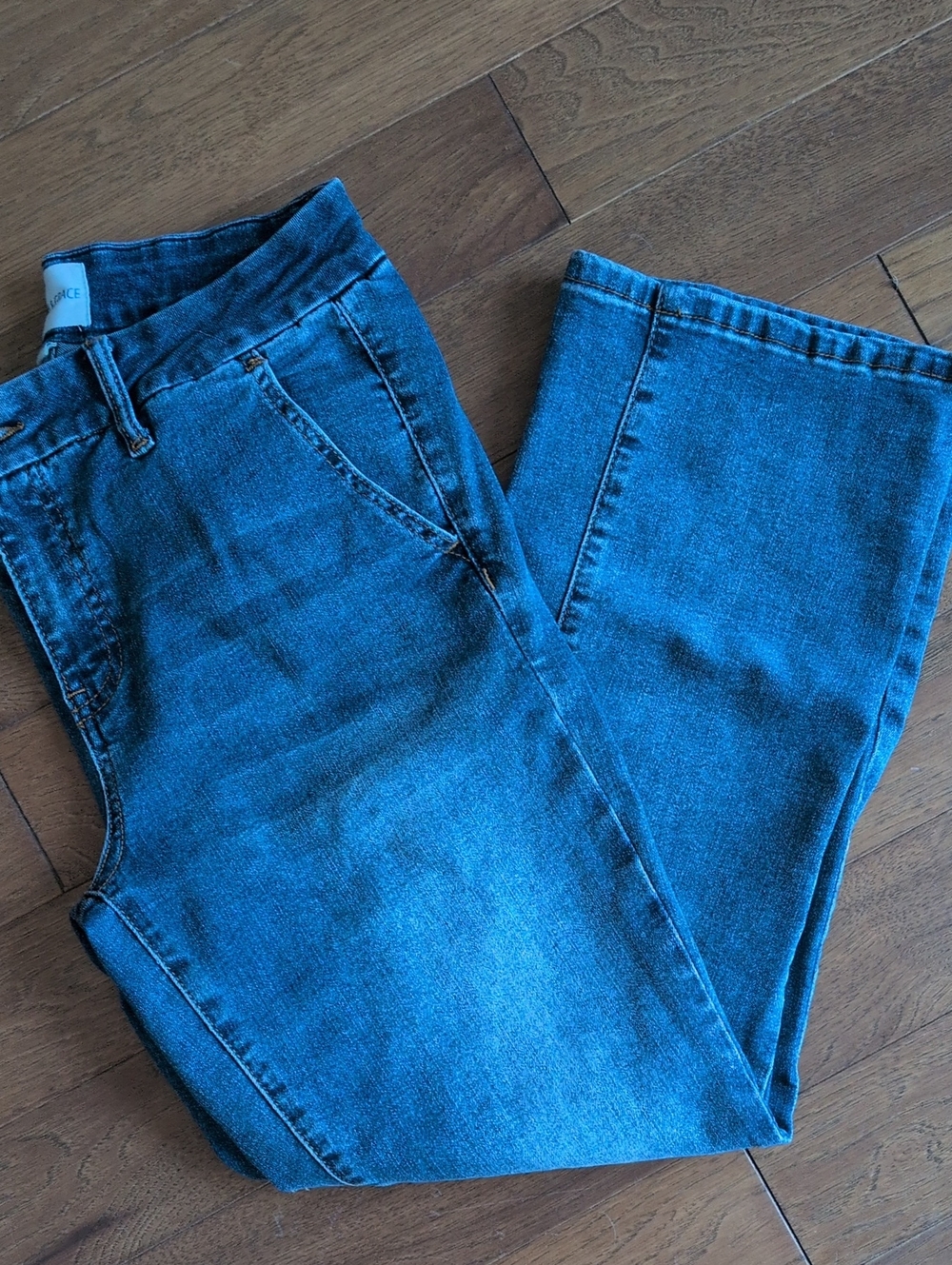 Women's Straight-Leg High-Rise Jeans — Blue